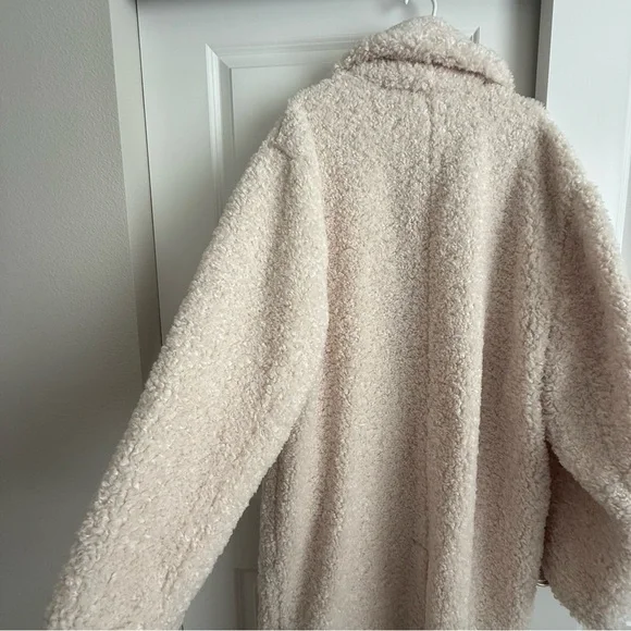 INC Men’s Teddy Faux Shearling Long Coat XL NEW - Picture 5 of 8